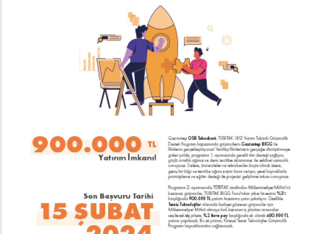 TÜBİTAK 1812 - 2024-1.ÇAĞRI